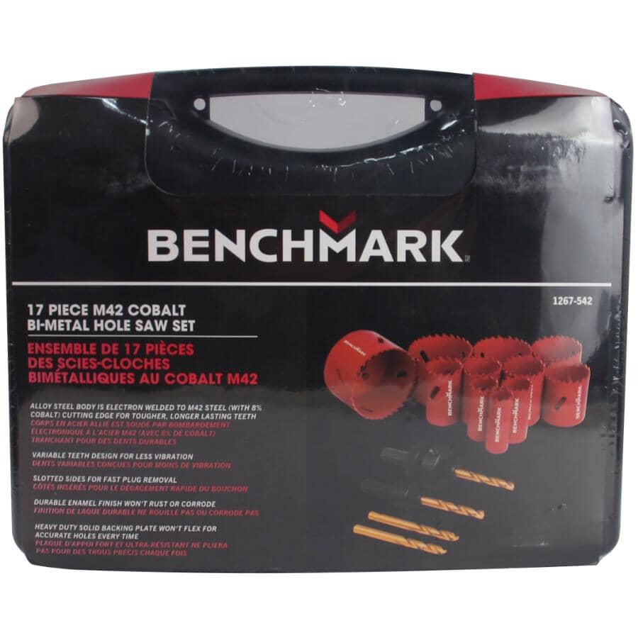 Bi-Metal Hole Saw Set - 17 Piece
