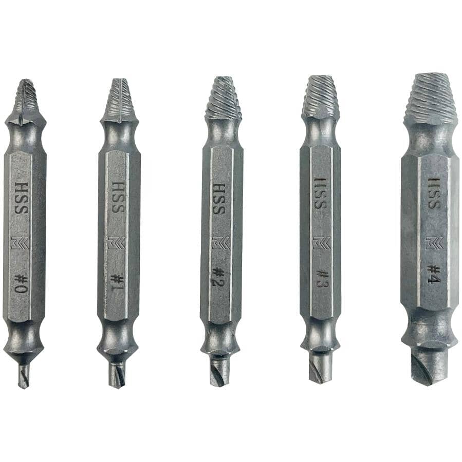 Drill Out Extractor Kit - 5 Piece
