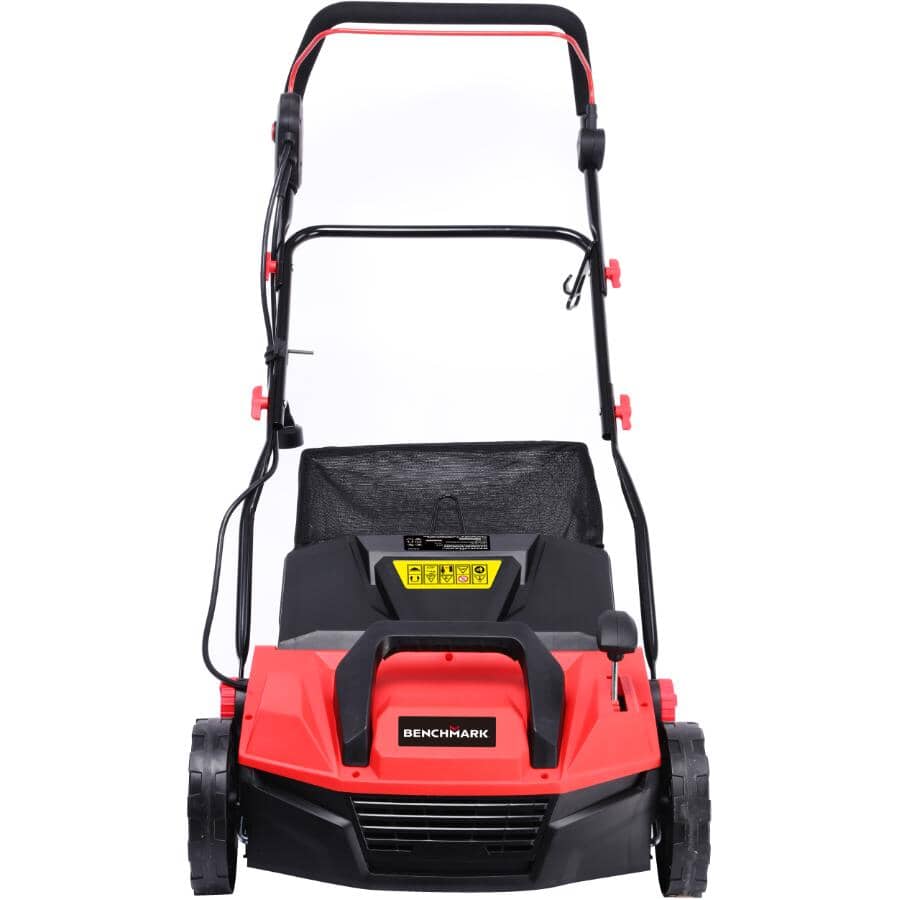 Electric Lawn Push Dethatcher & Scarifier - 13 Amp