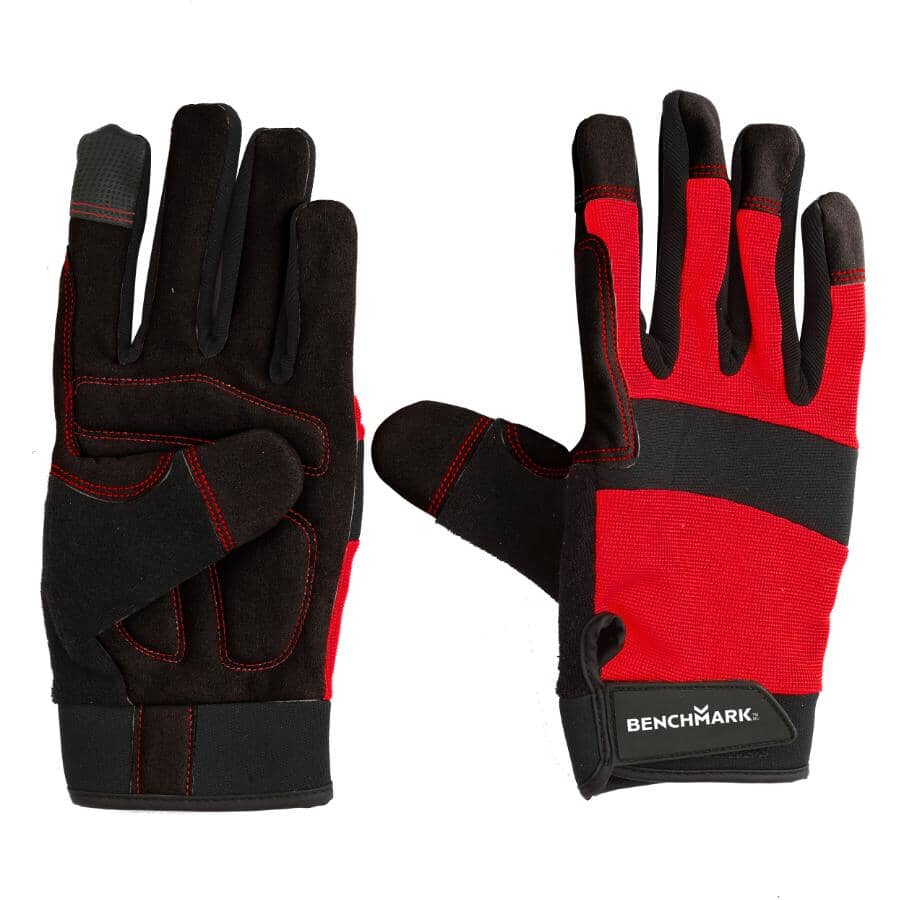 Light Duty Padded Palm Work Gloves - Medium