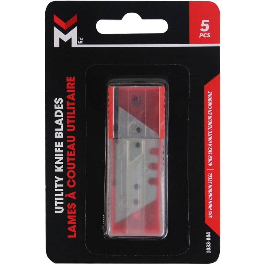 Medium Duty Utility Replacement Blades - 5 Pack