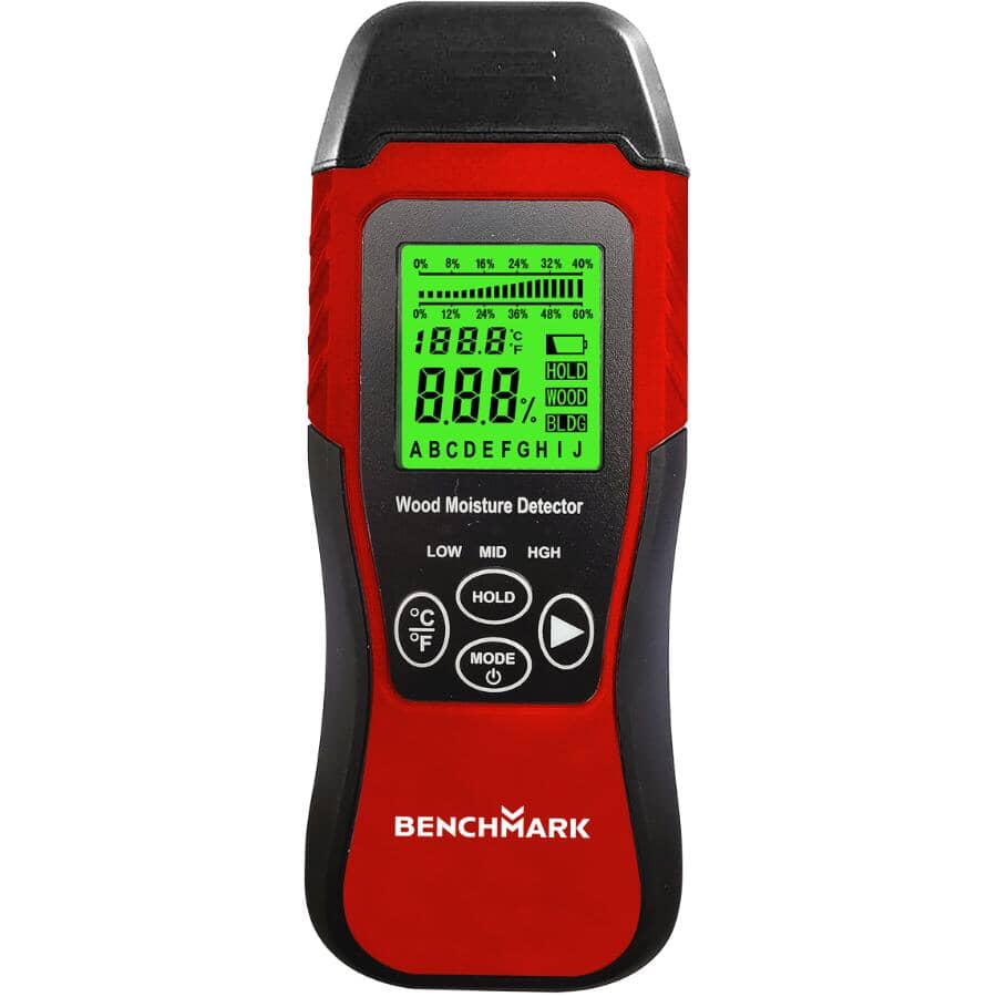 Moisture Meter - with LCD Screen Display & Temperature Test
