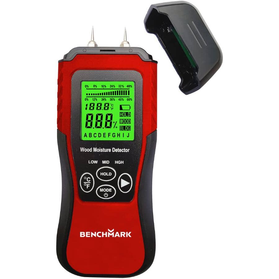 Moisture Meter - with LCD Screen Display & Temperature Test