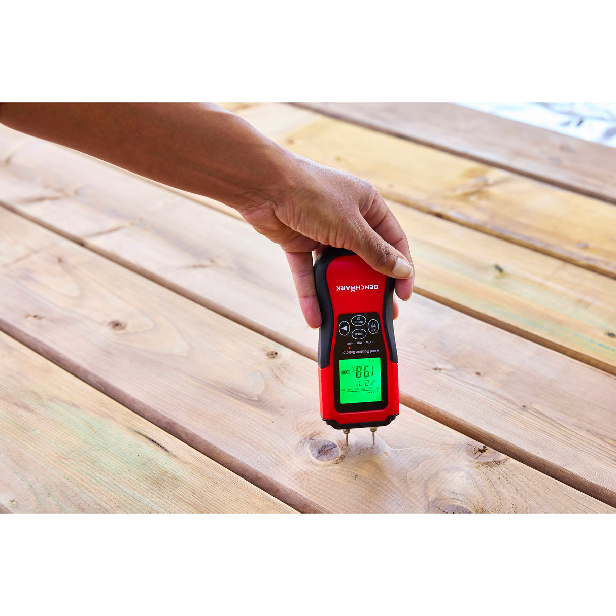 Moisture Meter - with LCD Screen Display & Temperature Test