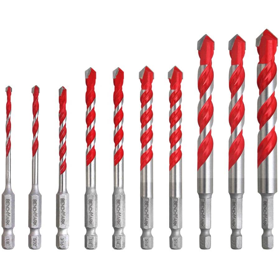 Multi Material Drill Bit - 10 Piece