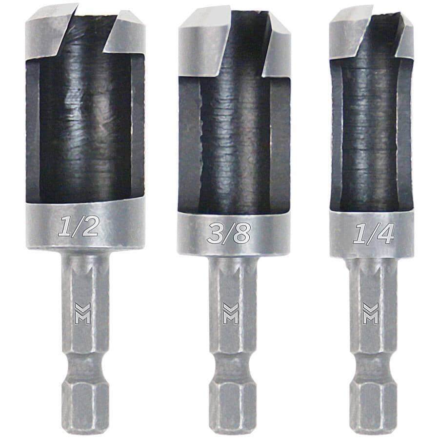 Plug Cutter Set - 3 Piece