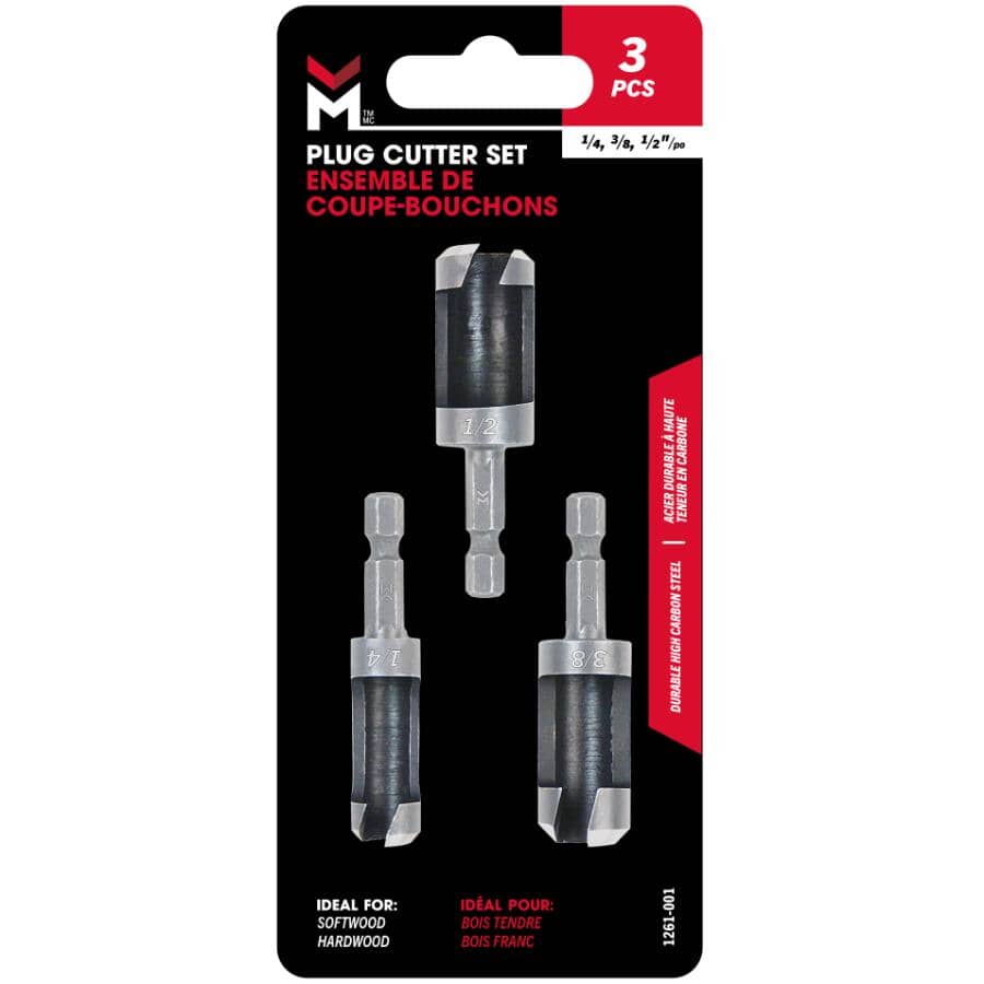 Plug Cutter Set - 3 Piece