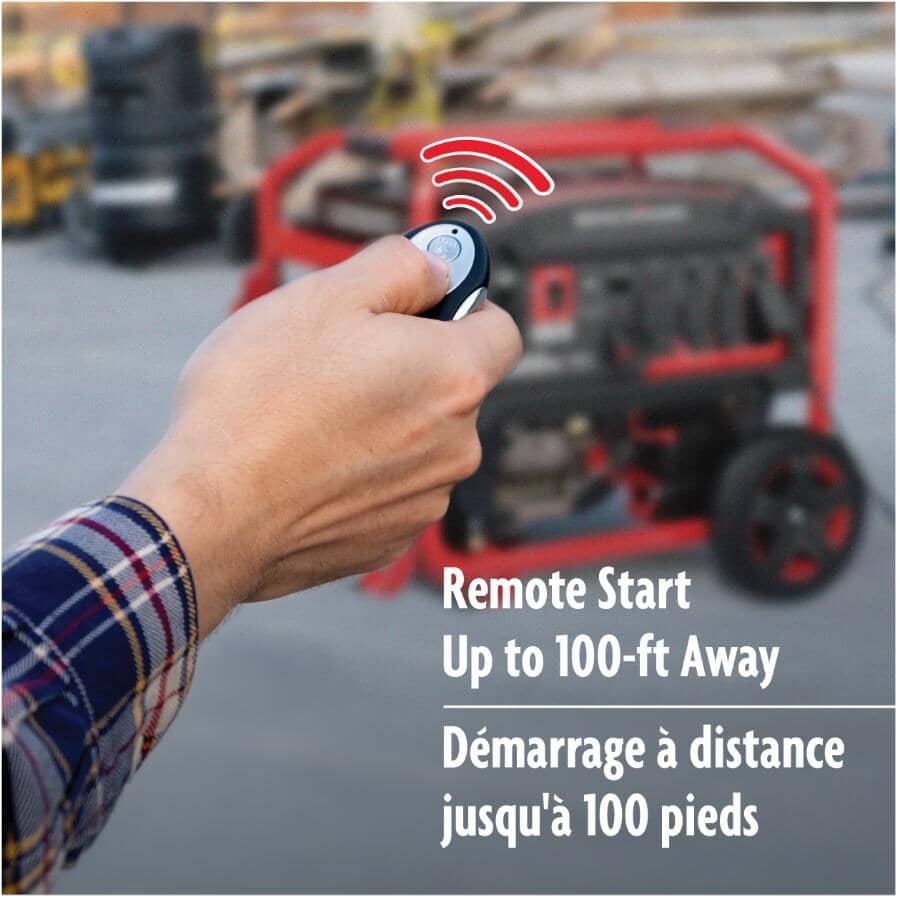 Portable Dual Fuel Generator - with Remote Start, 11500W 76-80dB