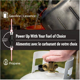 Portable Dual Fuel Generator - with Remote Start, 11500W 76-80dB