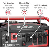 Portable Dual Fuel Generator - with Remote Start, 11500W 76-80dB
