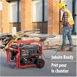 Portable Gas Generator - with Remote Start, 6250W 72-77dB