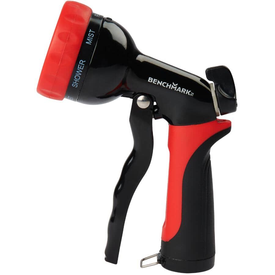 Premium 7 Pattern Front Trigger Garden Nozzle with Flow Control