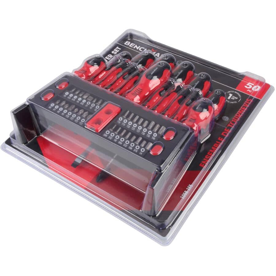Screwdriver Set - Assorted 50 Piece