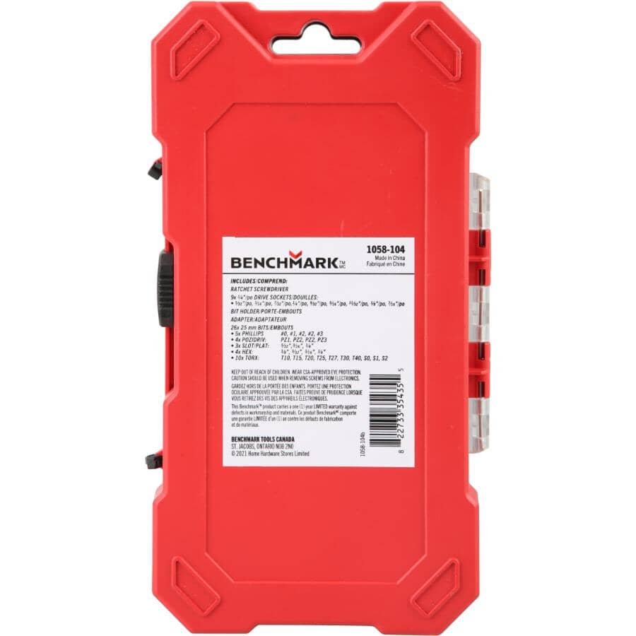 Screwdriver Set - Assorted 38 Piece