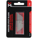 Serrated Utility Replacement Blades - 5 Pack