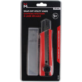 Snap Off Blade Utility Knife - 25 mm, with 4 Blades