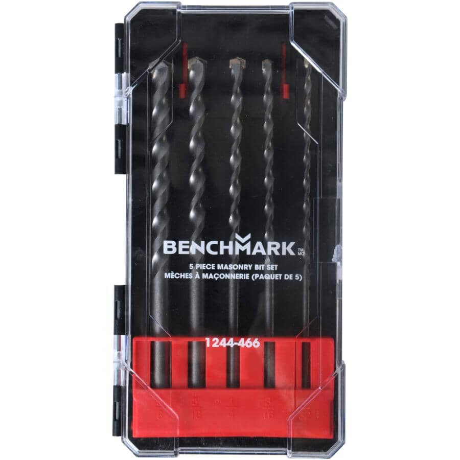 Tungsten Carbide Masonry Drill Bit Set - 5 Piece