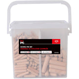 Wooden Dowels - Assorted Sizes, 375 Pack