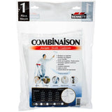 Disposable Painter's Coveralls - with Elasticized Hood, Medium
