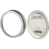 Wide Mason Jar Lids & Bands - 12 Pack