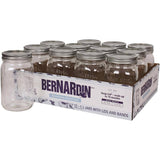 Wide Mason Jars with Lids - 1 L, 12 Pack