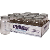 Wide Mason Jars with Lids - 1 L, 12 Pack