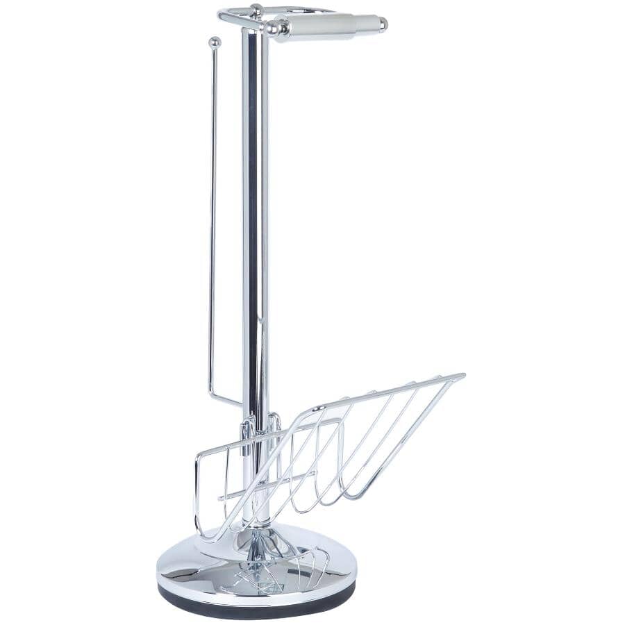 Magazine & Toilet Tissue Holder - Chrome