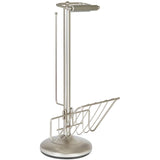 Magazine & Toilet Tissue Holder - Satin Nickel