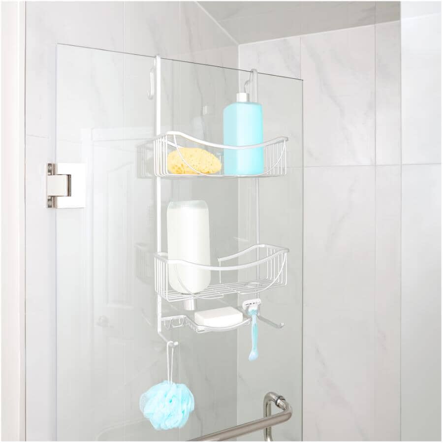 Venus 3 Tier Over The Door Shower Caddy - Aluminum