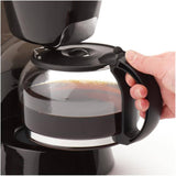 Coffee Maker with Cone Filter - Black, 8 Cup