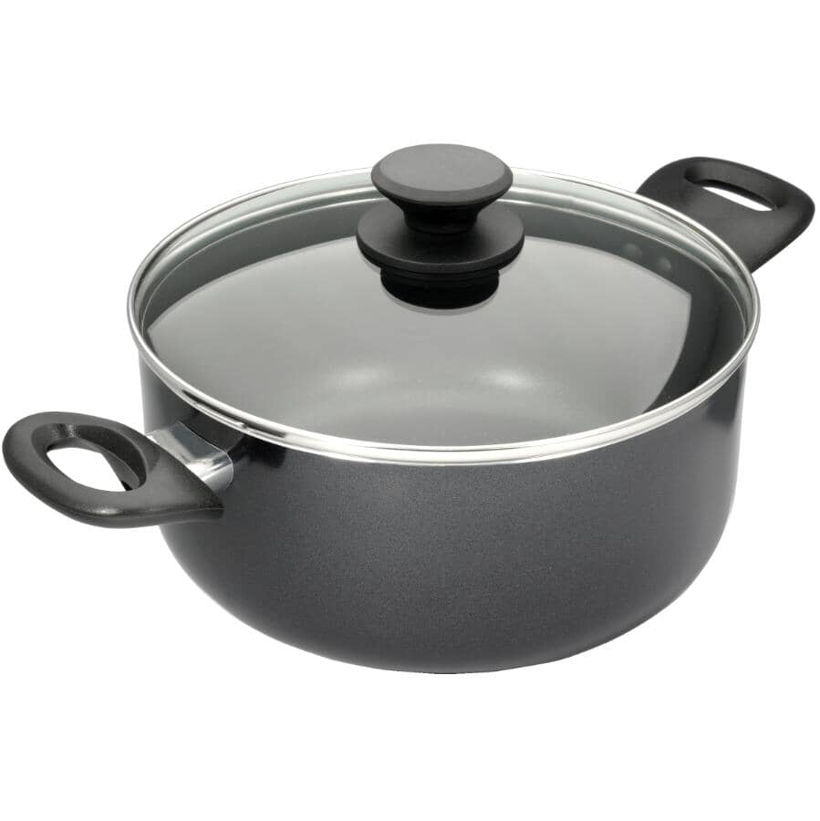My Kitchen Non-Stick Stockpot - with Glass Lid, 5 Qt
