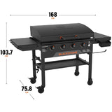 Propane Griddle Station - 4 Burner