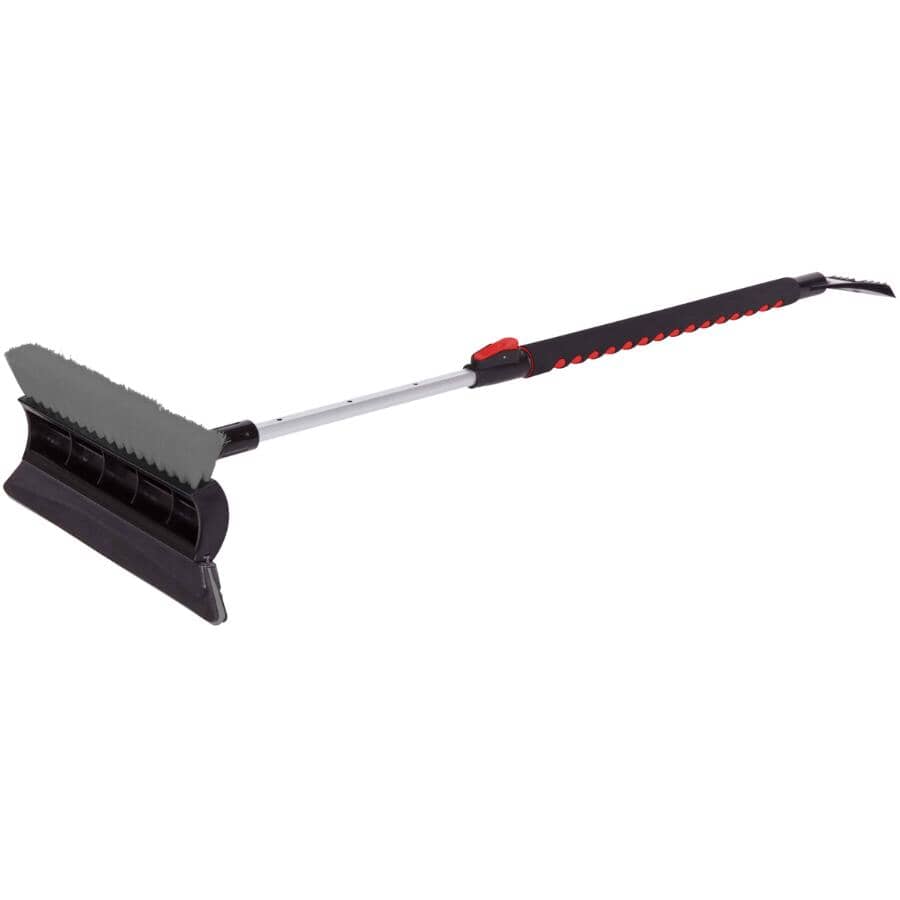 Telescopic Snow Broom with Squeegee - 55"