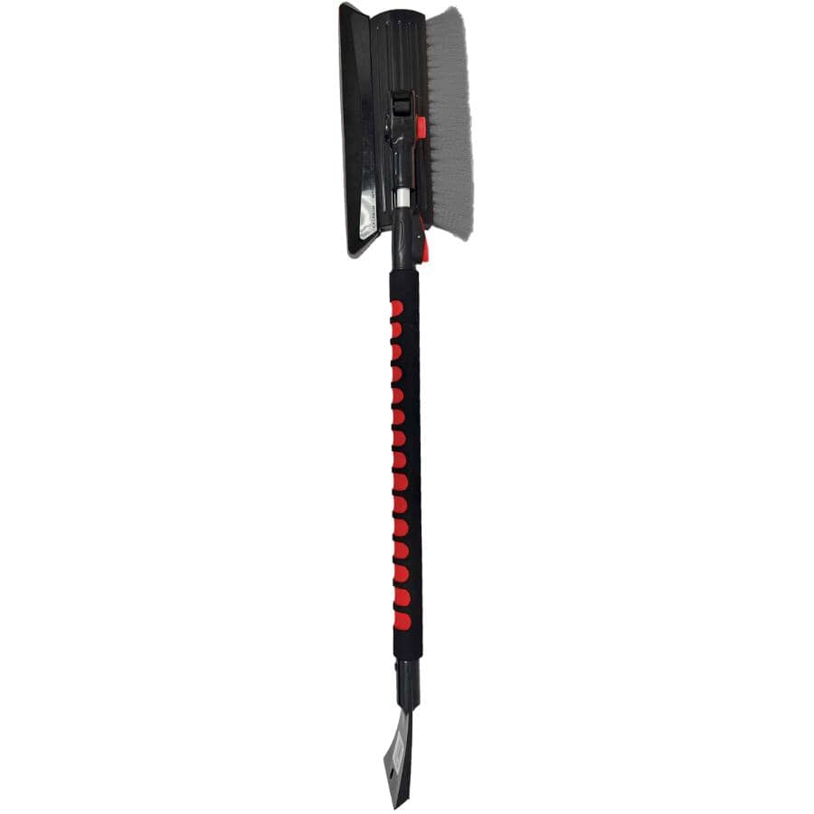 Telescopic Snow Broom with Squeegee - 55"