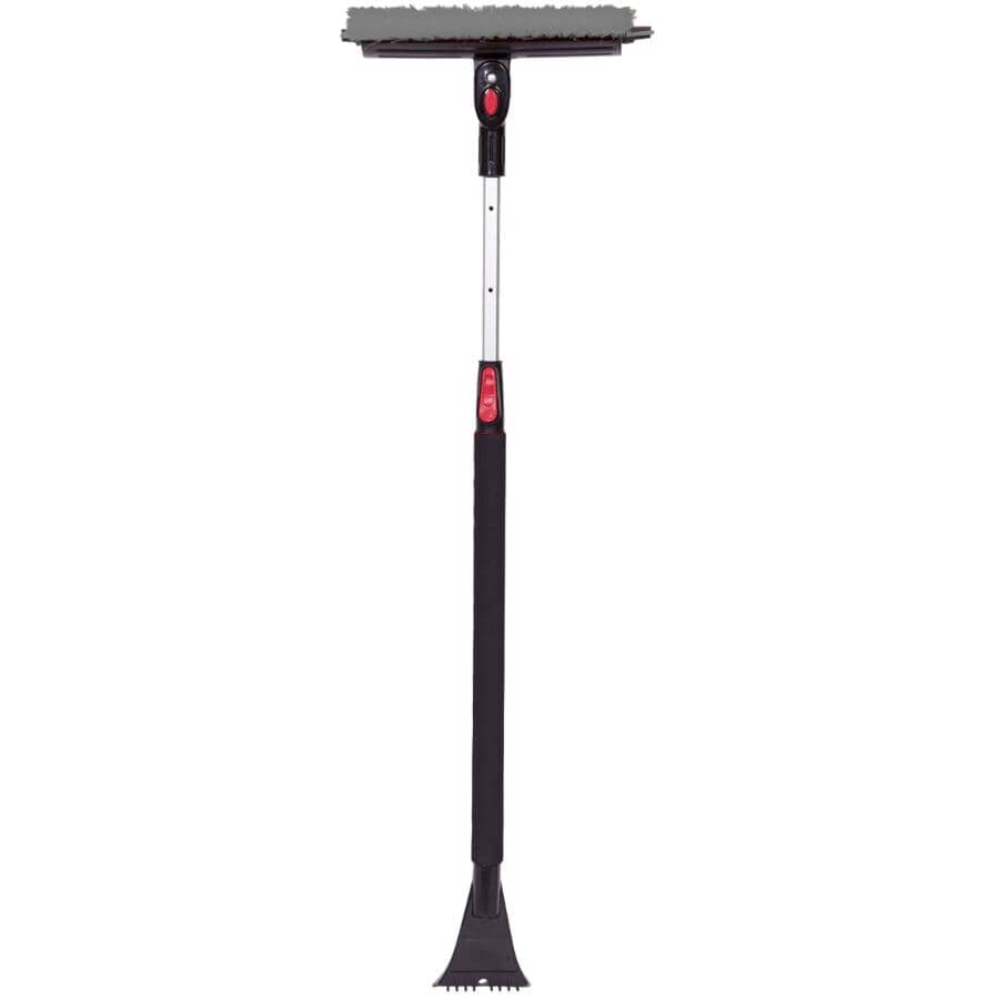 Telescopic Snow Broom with Squeegee - 55"