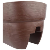 24" Deck Railing Planter - Brown