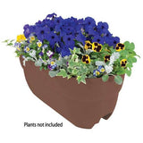 24" Deck Railing Planter - Brown