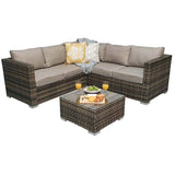 Georgette Wicker Sectional Set - 3 Pieces
