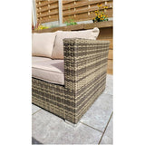 Georgette Wicker Sectional Set - 3 Pieces