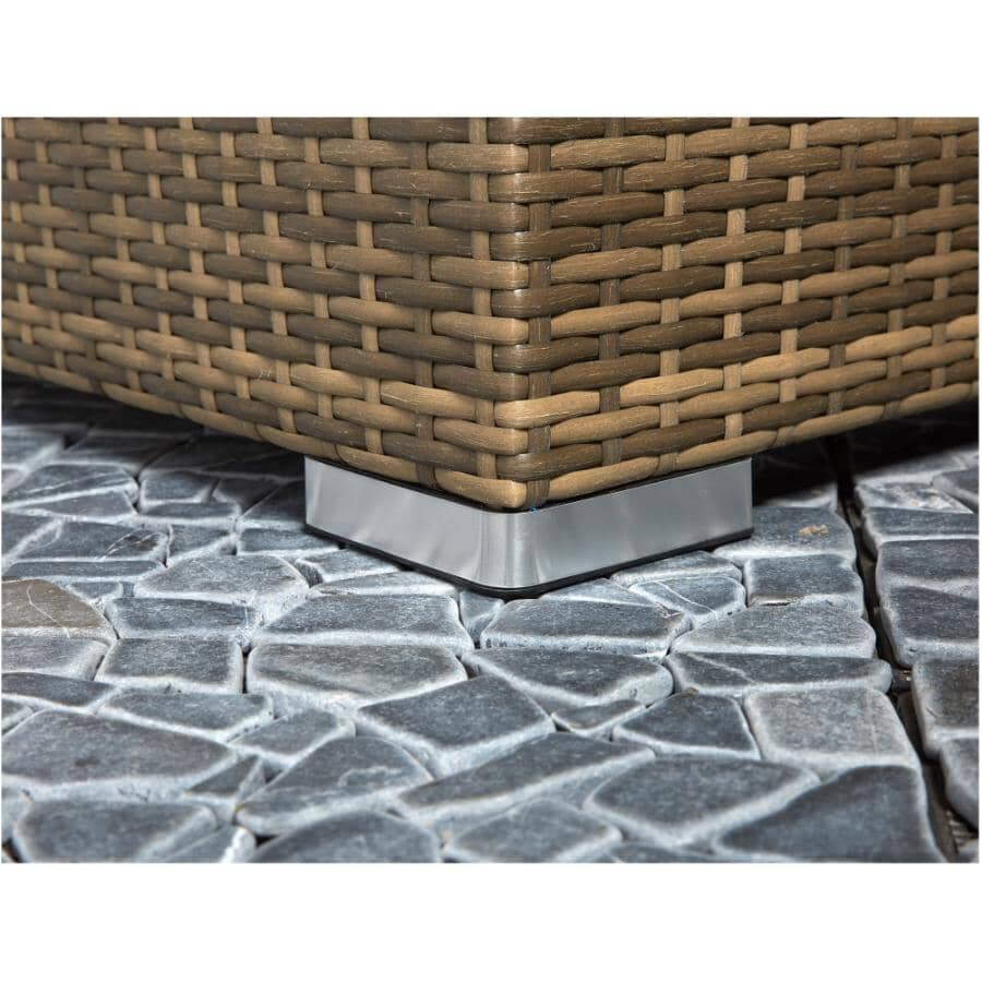 Georgette Wicker Sectional Set - 3 Pieces