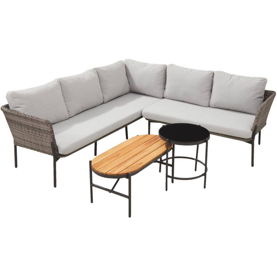 Providence Sectional Set - with Cushions, 4 Piece