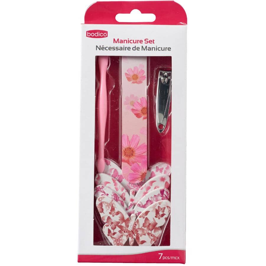 Manicure & Pedicure Kit - Assorted Kits, 7 Pieces