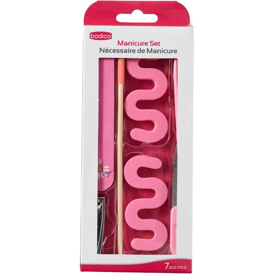 Manicure & Pedicure Kit - Assorted Kits, 7 Pieces