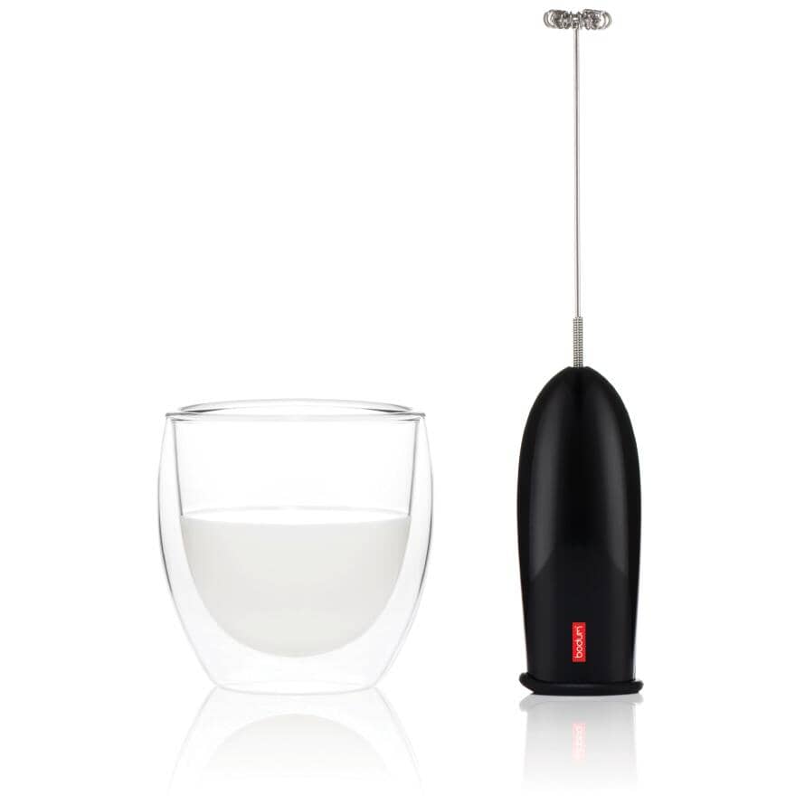 Schiuma Battery Operated Milk Frother - Black