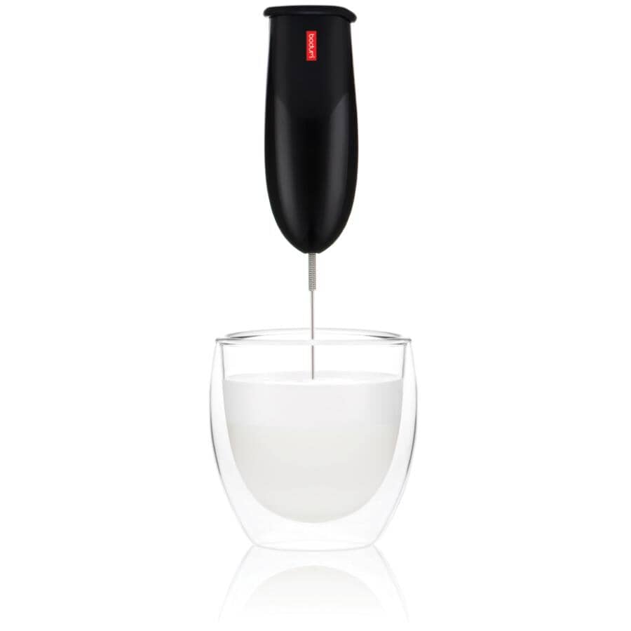 Schiuma Battery Operated Milk Frother - Black