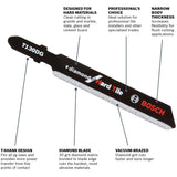 3-1/4"  30 Tooth 30 Grit Diamond T-Shank Jigsaw Blade, for Hard Tile Cutting