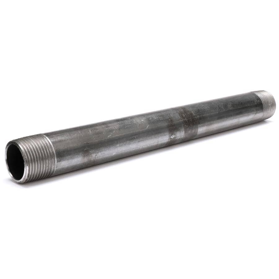 1/2" x 30" Threaded Black Steel Pipe