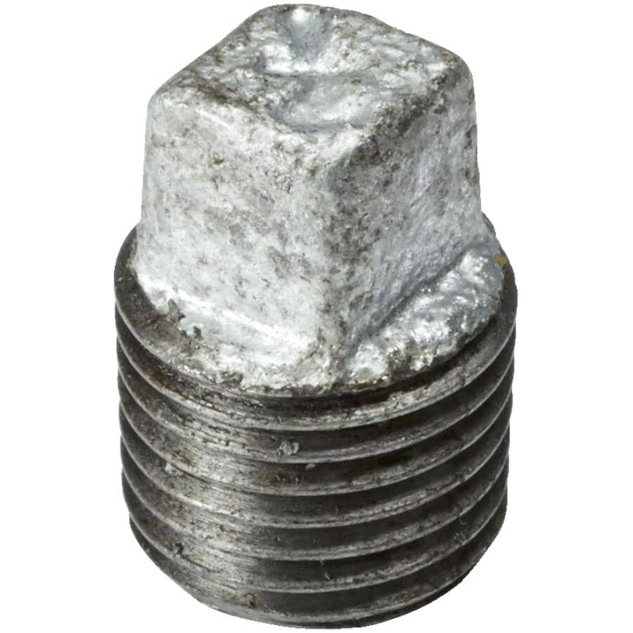 1/4" Galvanized Solid Plug