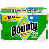 Select-A-Size Regular Paper Towels - White, 2 Ply, 123 Sheets, 6 Triple Rolls