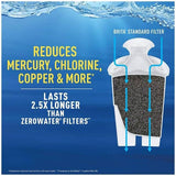 Huron Water Pitcher with Filter - White, 10 Cups